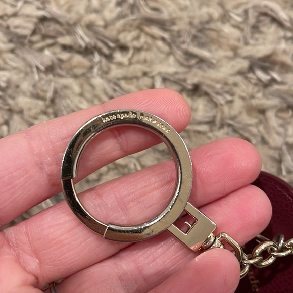Kate Spade Circle Mirror Leather Key Chain - Picture 3 of 5